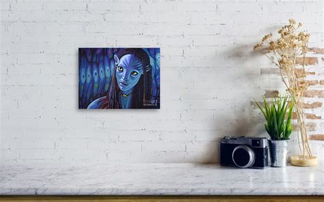 Zoe Saldana As Neytiri In Avatar Canvas Print Canvas Art By Paul