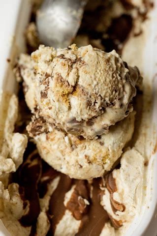 If ice cream calls for milk, use whole milk every single time. Graham and Milk Chocolate Ice Cream
