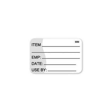 Item Date Use By Labels Roll Of 1000