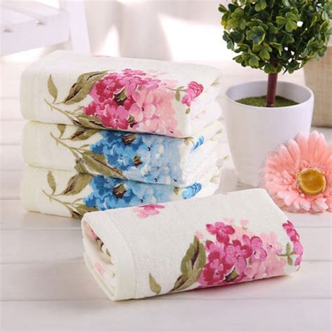 Shop wayfair for all the best floral bath towels. JZGH 33*73cm 4pcs Floral Cotton Terry Hand Towels Set ...
