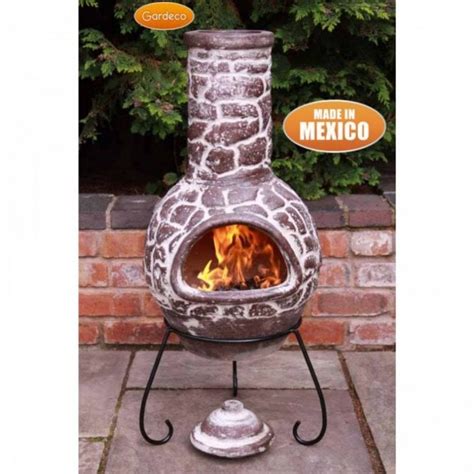 Large Cantera Mexican Garden Chimenea Patio Fire