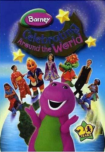 Barney Celebrating Around The World On Dvd Movie