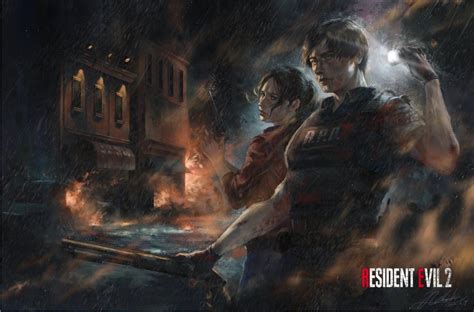Resident Evil 2 Art by Nekoko | Resident evil anime, Resident evil, Resident evil game