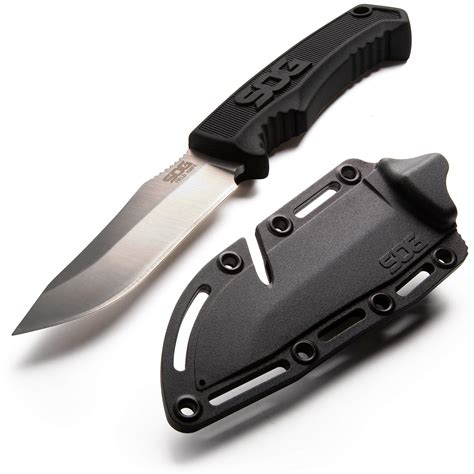 Sog Survival Knife With Sheath Field Knife Fixed Blade Knives Inch