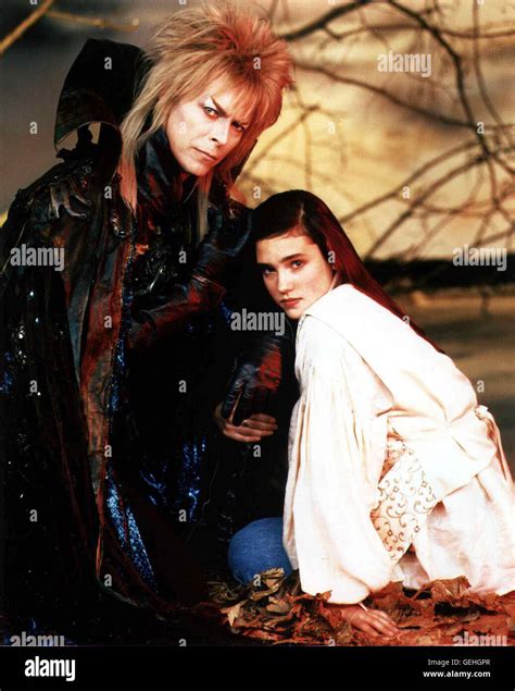 Jareth David Bowie Und Sarah Jennifer Connelly Ncnncncncncncnnncc Local Caption 1986