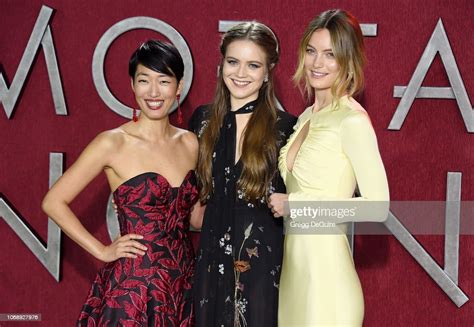 jihae hera hilmar and leila george arrive at the premiere of news photo getty images