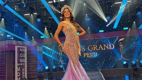 Luciana Fuster Es Coronada Como La Nueva Miss Grand Perú 2023 Rpp