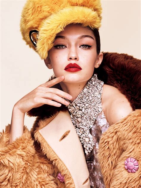 gigi hadid photoshoot for vogue japan november 2017 celebmafia