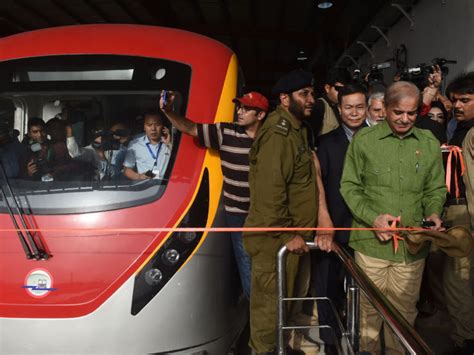Pictures Lahore Finally Gets Its Much Awaited Orange Line Metro Train