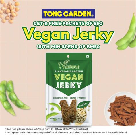 1 31 May 2022 Tong Garden Free Vegan Jerky Promotion