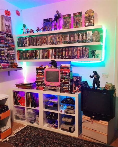 Retro Set Up Retro Games Room Gamer Room Retro Room