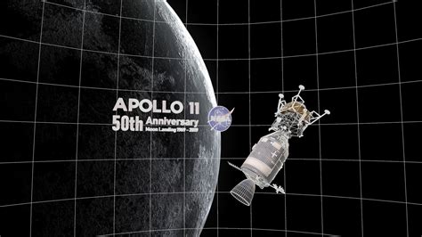 3d Model Apollo Command Service Module And Lunar Module Vr Ar Low