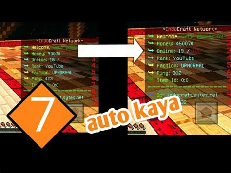 Sebagian mungkin akan mencari tips sukses berbisnis. Cara buat jadi kaya di server indocraft #7 - YouTube