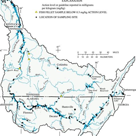 Location Of The Lower Tennessee River Basin Study Unit Download