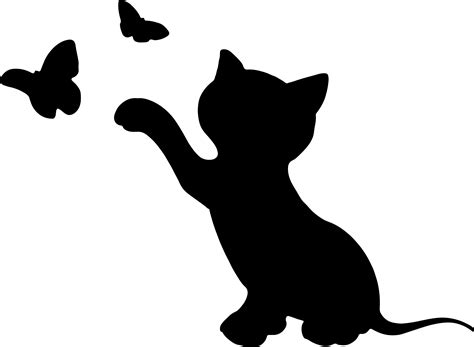 Silueta De Gato Silueta De Gato Png Clipart Pngocean Kulturaupice