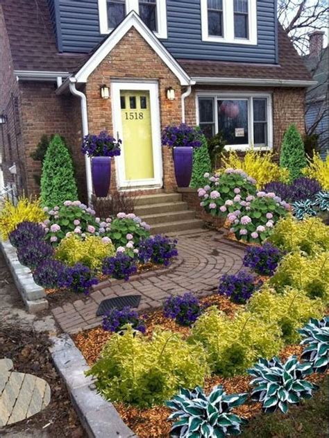 36 Easy An Simple Fall Garden Landscape Ideas Front Yard Landscaping Design Front Yard