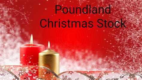Poundland Christmas 2019 Stock No Commentary Just Music Youtube
