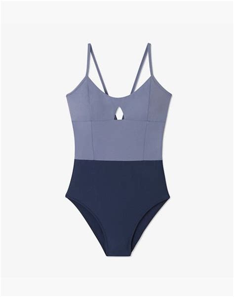 Summersalt Swan Dive One Piece Swimsuit In Blue Image 1 One Piece