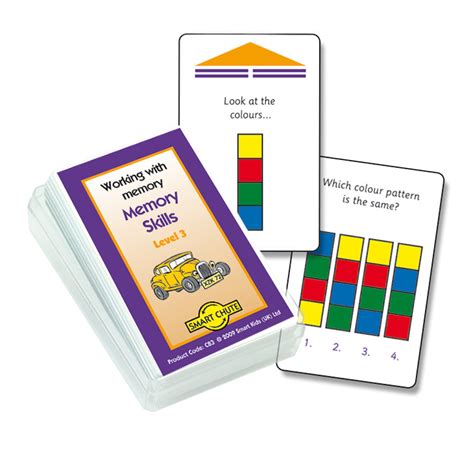 Memory Skills Chute Cards Level 3 Smart Kids