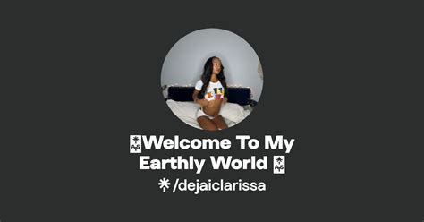 My Earthly World Instagram Tiktok Linktree
