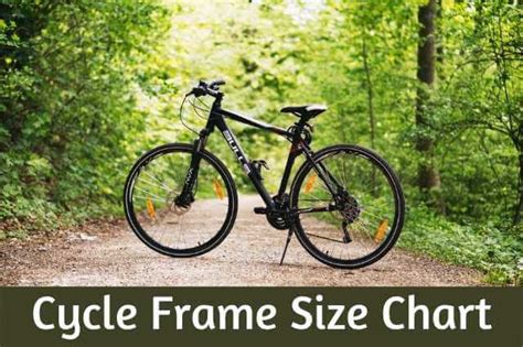 Cycle Frame Size Chart India Find The Perfect Size In 2023