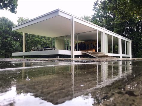Building Farnsworth House By Mies Van Der Rohe Rarchitecture