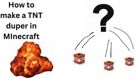 How To Make A Tnt Duper In Minecraft Youtube