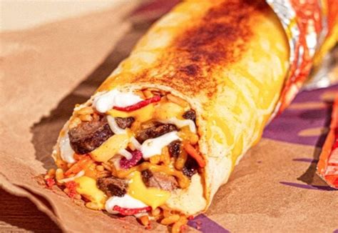 Taco Bell Adds Grilled Cheese Burrito To Permanent Menu Tests New California Steak Grilled