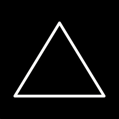 Beautiful Triangle Vector Line Icon, Triangle Clipart, Line Icons