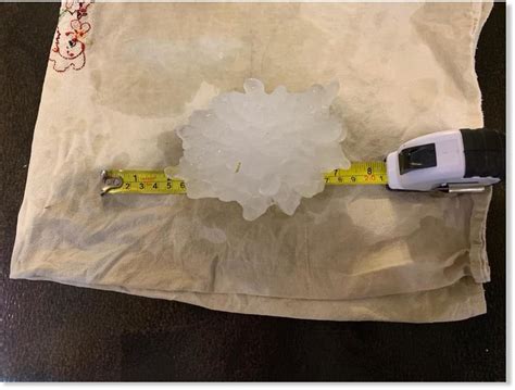 Hailstones The Size Of Grapefruits Fall In Colorado Including Largest