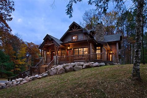 If you want a tiny home approach to log cabins this is a very affordable way to do it. Log Home Photos | Nicolet Home Tour › Expedition Log Homes ...