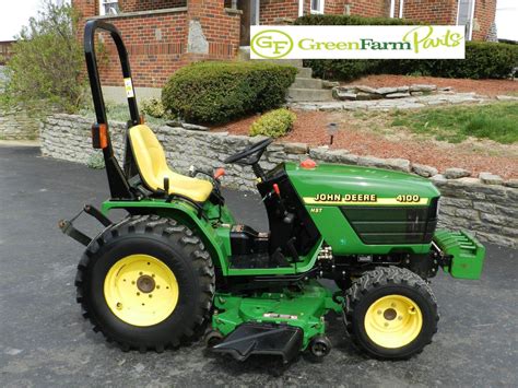 John Deere 4100 Compact Utility Tractor Maintenance Guide And Parts List