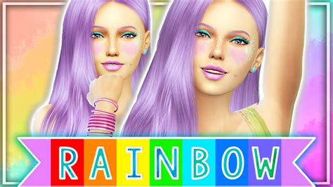 The Sims 4 Create A Sim Rainbow Youtube