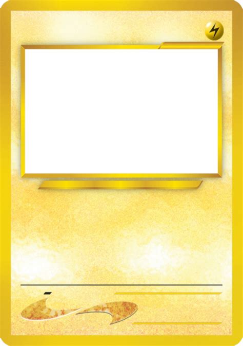 Pokemon Blank Card Card Template