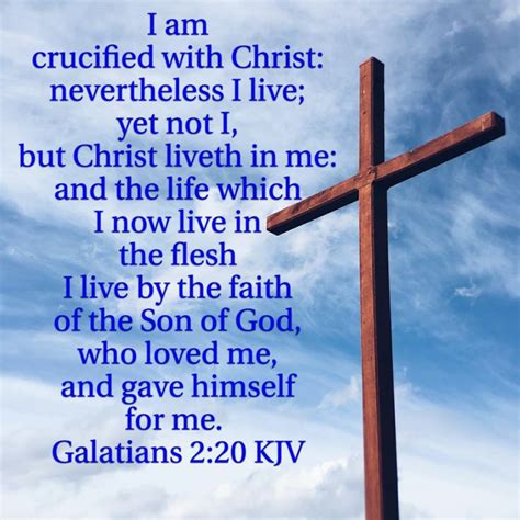 Galatians 220 Kjv Kjv Faith Verses Bible Quotes Kjv