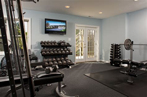 Maybe you would like to learn more about one of these? Interior Spaces - Traditional - Home Gym - Baltimore - by ...