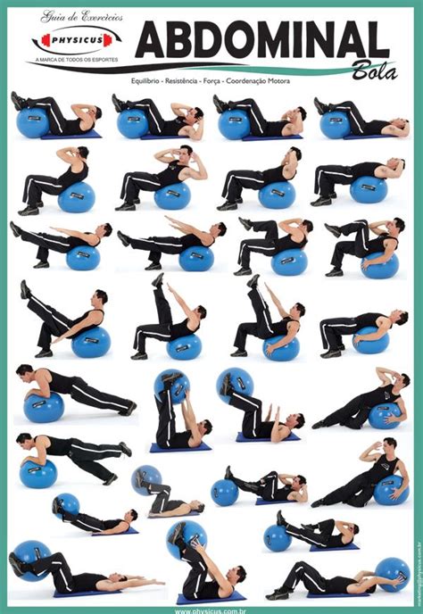 Swiss ball exercise charts available individually or as set of 4. Exercise Charts for Stability Ball (Balance Ball, Swiss ...