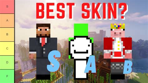 Dream Smp Members Minecraft Skin Tier List Youtube