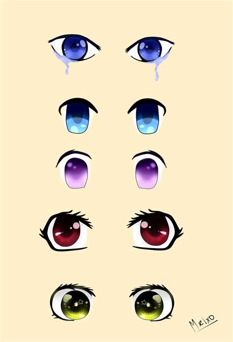 Almond Shaped Eyes Eyes Anime