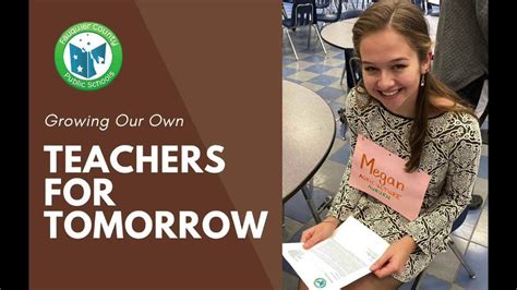 Teachers For Tomorrow Students Receive Offer Of Future Employment W