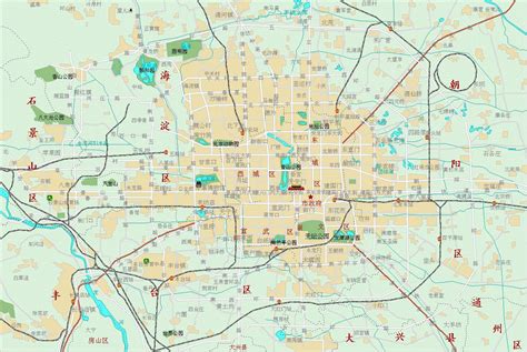 Large Beijing Maps For Free Download And Print High Resolution And