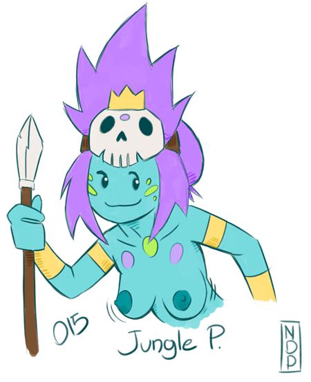 rule 34 adventure time breasts crown jungle princess nomdepenn purple hair simple background