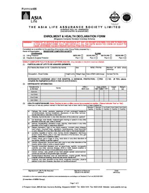 Health Declaration Form - Fill Online, Printable, Fillable ...