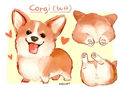 Corgi Illustration Corgi Drawing Corgi Art Cute Animal Drawings