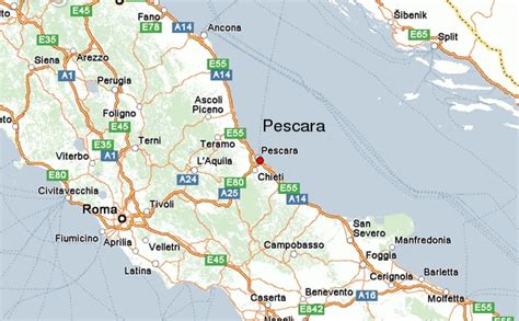 Pescara Map Italy