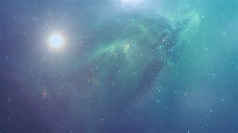 Nebula Space Background Animation Stock Video Footage