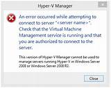 Images of Hyper V Manager Windows 7