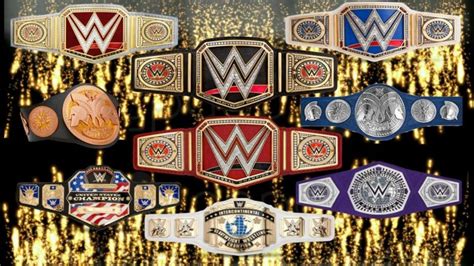 Ranking Each Wwe Championships Current Spot On The Main Roster