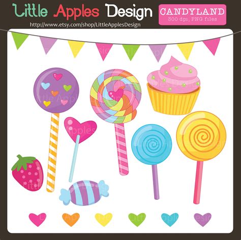 Printable Candyland Clipart