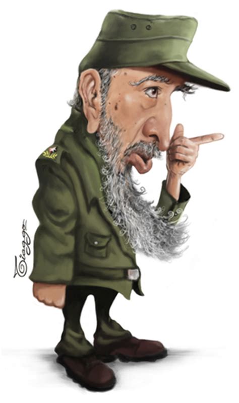 Fidel Castro By Tiaggo Gomes Politics Cartoon Toonpool